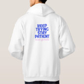 Minimalist Motivational Quote Hoodie — Modern  (Achterkant)