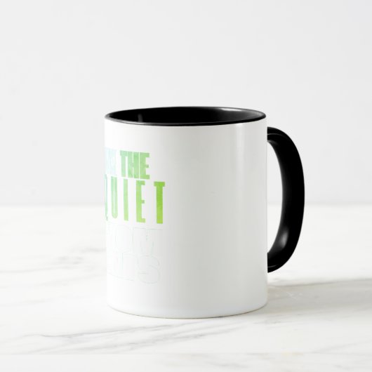 Minimalist Motivational Quote Mug — Modern Clean Mok (Voorkant rechts)