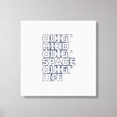 Minimalist Motivational Quote Square Canvas (Voorkant)