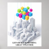 Minimalist Motivational Wall Art Print (Voorkant)