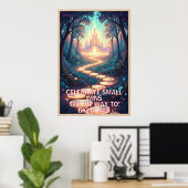 Minimalist Motivational Wall Art Print/Inspiration Poster (Thuiskantoor)