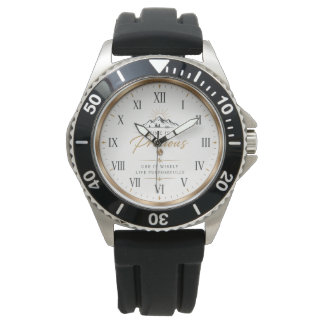 Minimalist Motivational Wrist Watch Horloge
