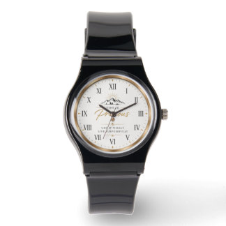 Minimalist Motivational Wrist Watch Horloge
