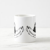 Minimalist mug for ferret enthusiasts koffiemok (Center)