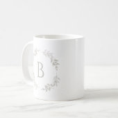Minimalist Mug with Initial Koffiemok (Voorkant links)