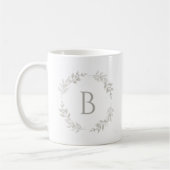 Minimalist Mug with Initial Koffiemok (Links)