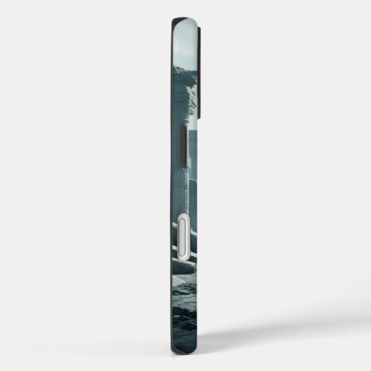 Minimalist Nature Art iPhone Case (Achterkant / Rechts)