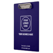 Minimalist Navy Blue Logo Pro clipboard Klembord (Links)