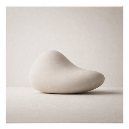 Minimalist Neutral Abstract Wall Art Perfect Poster (Voorkant)