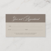 Minimalist Neutral Beige Beauty Appointment Card Afsprakenkaartje (Voorkant)