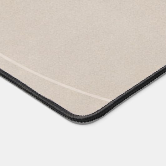 Minimalist Neutral Beige Bureaumat (Hoek)