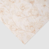 Minimalist Neutral Botanical Tissuepapier (Detail)