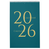 Minimalist Neutral Tones Wall Calendar Kalender (Hoes)