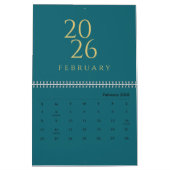Minimalist Neutral Tones Wall Calendar Kalender (Feb 2026)