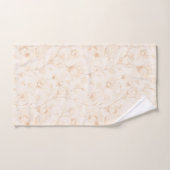 Minimalist Neutral Wildflower Bad Handdoek (Handdoek)