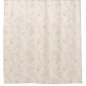 Minimalist Neutral Wildflower Douchegordijn (Voorkant)