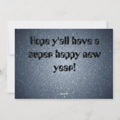 Minimalist New Year's Card: Sending Calm Feestdagenkaart (Achterkant)