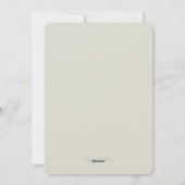 Minimalist Nordic Starlight Pines Christmas Card Feestdagenkaart (Achterkant)