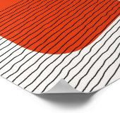 Minimalist Organic Shape and Line Art Abstract Poster (Hoek)