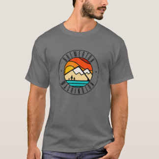 Minimalist Outdoors Ellensburg Washington WA T-shirt