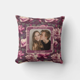 Minimalist Parents 1St Anniversary Throw Pillow  Kussen