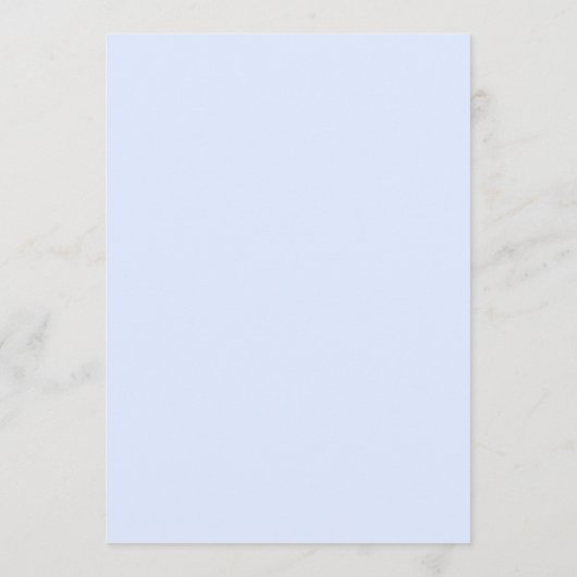 Minimalist Pastel Blue White Monogram Wedding Kaart (Achterkant)