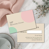 Minimalist Pastel Branding Design