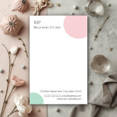 Minimalist Pastel Branding Design Briefpapier