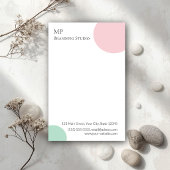Minimalist Pastel Branding Design Briefpapier