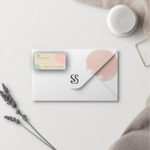 Minimalist Pastel Branding Design Etiket