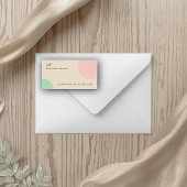 Minimalist Pastel Branding Design Etiket