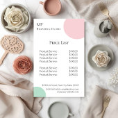 Minimalist Pastel Branding Design Flyer