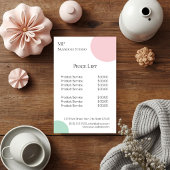 Minimalist Pastel Branding Design Flyer