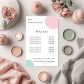 Minimalist Pastel Branding Design Flyer