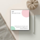 Minimalist Pastel Branding Design Notitieblok