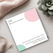 Minimalist Pastel Branding Design Notitieblok