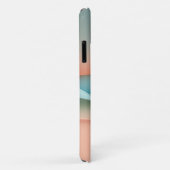 Minimalist Pastel Gradient Waves - Abstract Modern Case-Mate iPhone Case (Achterkant/rechts)
