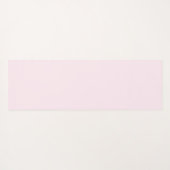 Minimalist Pastel Pink Bow Exercise Yogamat (Achterkant (horizontaal))