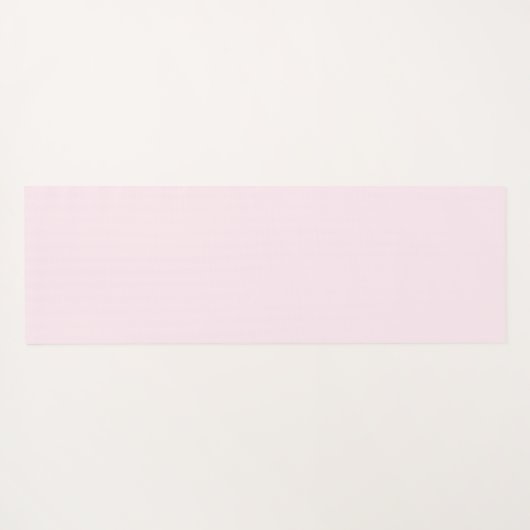Minimalist Pastel Pink Bow Exercise Yogamat (Achterkant (horizontaal))