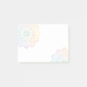 Minimalist Pastel Rainbow Floral Post-it® Notes (Voorkant)