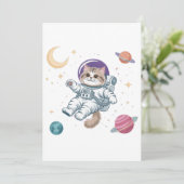 Minimalist Pastel Sunset Over Hills and Pines Kaart (Staand voorkant)