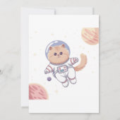 Minimalist Pastel Sunset Over Hills and Pines Kaart (Achterkant)