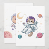 Minimalist Pastel Sunset Over Hills and Pines Kaart (Voorkant / Achterkant)