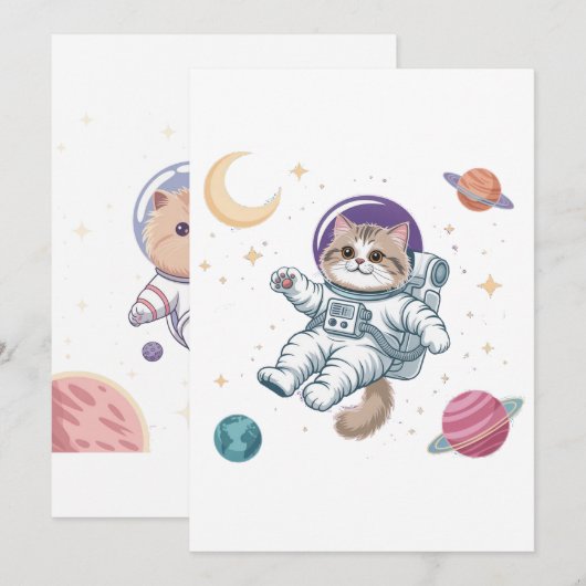 Minimalist Pastel Sunset Over Hills and Pines Kaart (Voorkant / Achterkant)