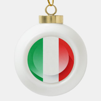 Minimalist Patriotic Ceramic Christmas Bauble Keramische Bal Ornament