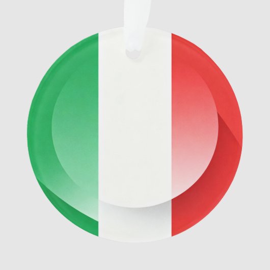 Minimalist Patriotic Ceramic Christmas Bauble Ornament (voorkant)