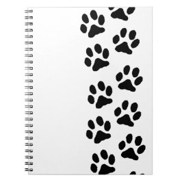 Minimalist Paw Print Notebook - Organizing with Pe Notitieboek