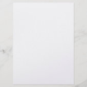 Minimalist Pearl Wedding Menu (Achterkant)