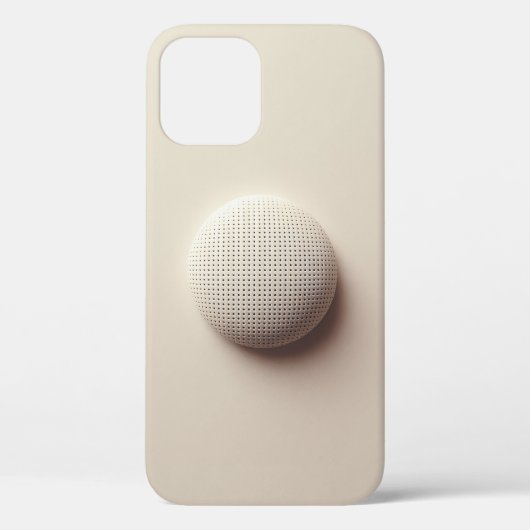 Minimalist Perforated Sphere Phone Case - Clean Ma (Achterkant)