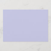 Minimalist Periwinkle Border Personalized Script Notitiekaartje (Achterkant)